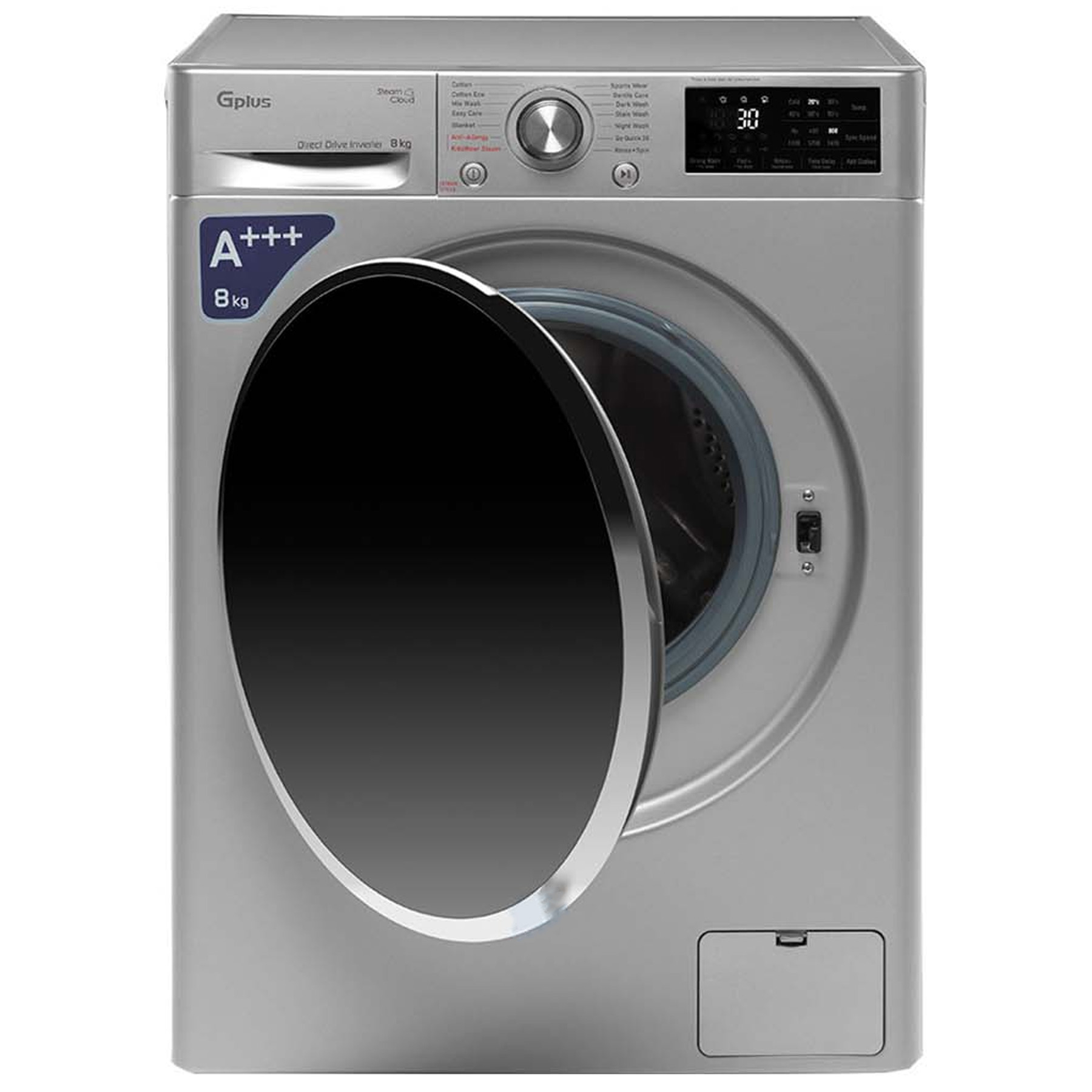 ماشین لباسشویی 8 کیلوگرم اتوماتیک جی پلاس مدل GWM-R88S