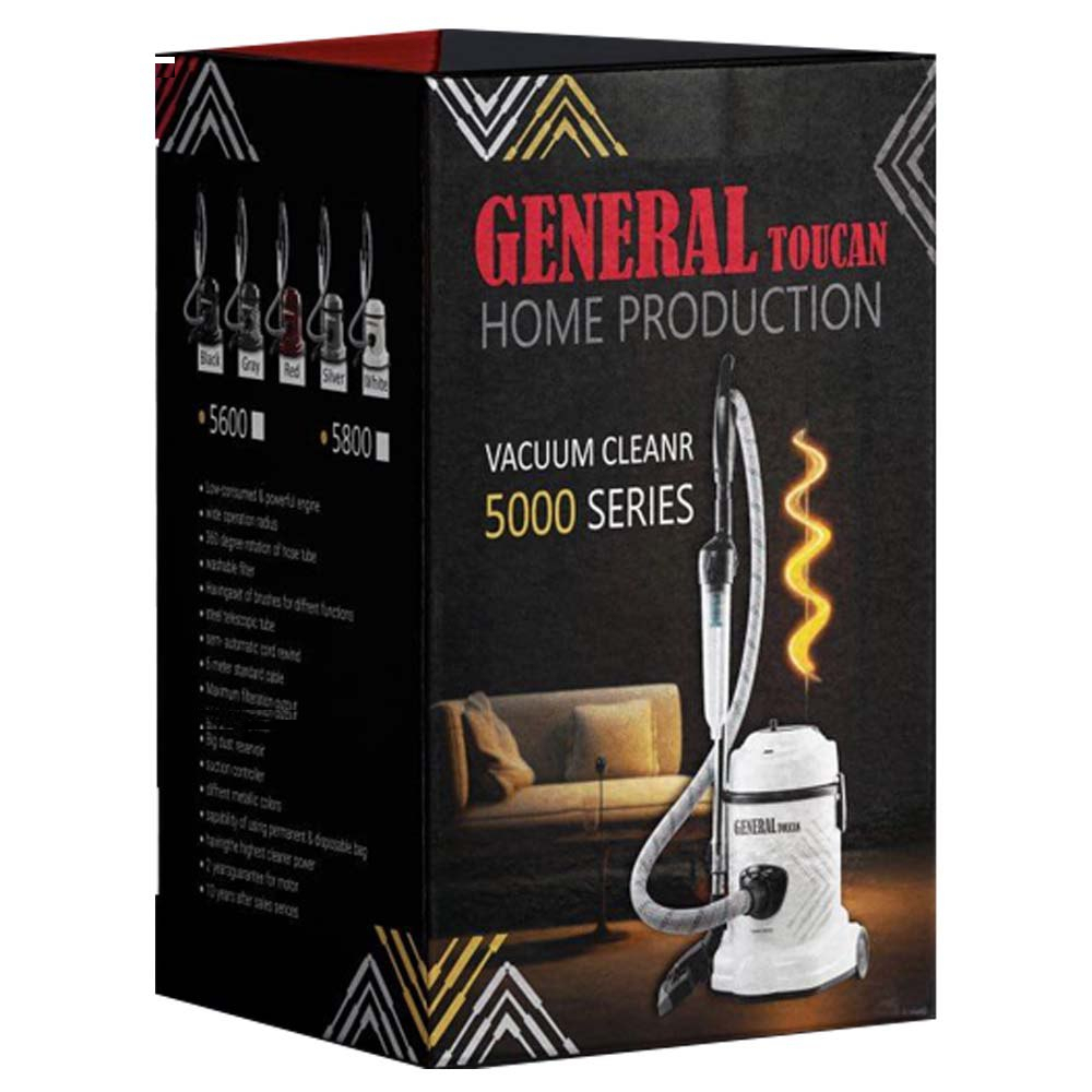 جاروبرقی سطلی 1800 وات جنرال توکان مدل 5800