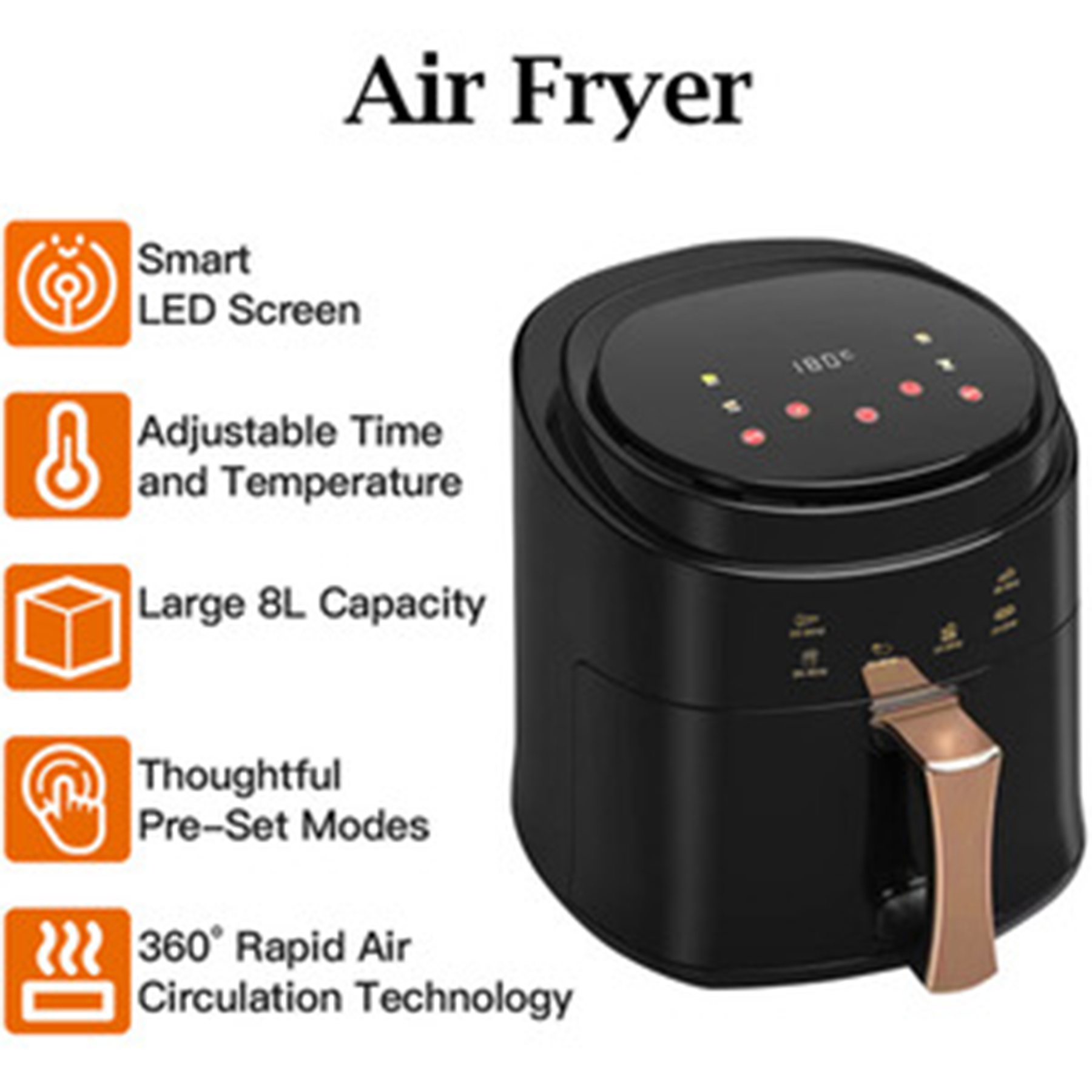 سرخ کن بدون روغن سیلورکرست مدل JD689B