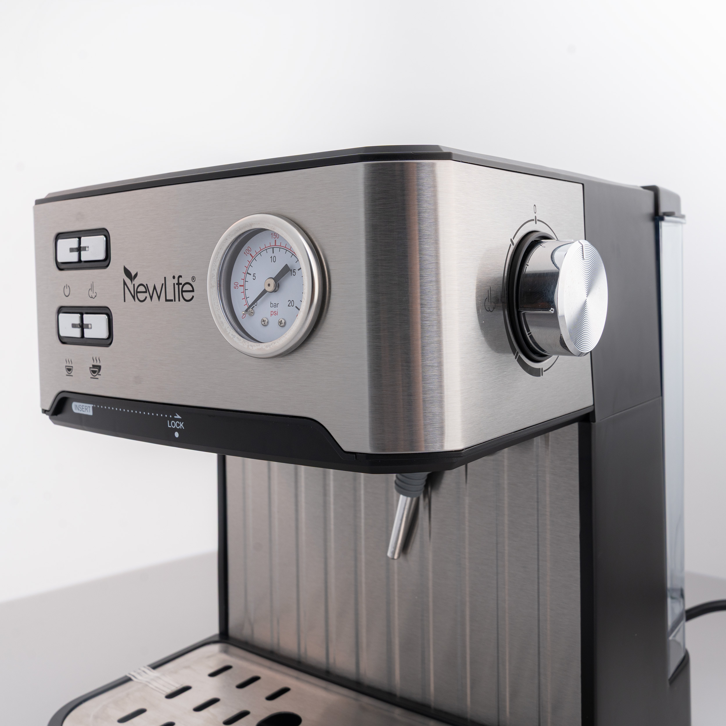 اسپرسو ساز 1800 میلی‌لیتر نیو لایف مدل EMP-13S-410