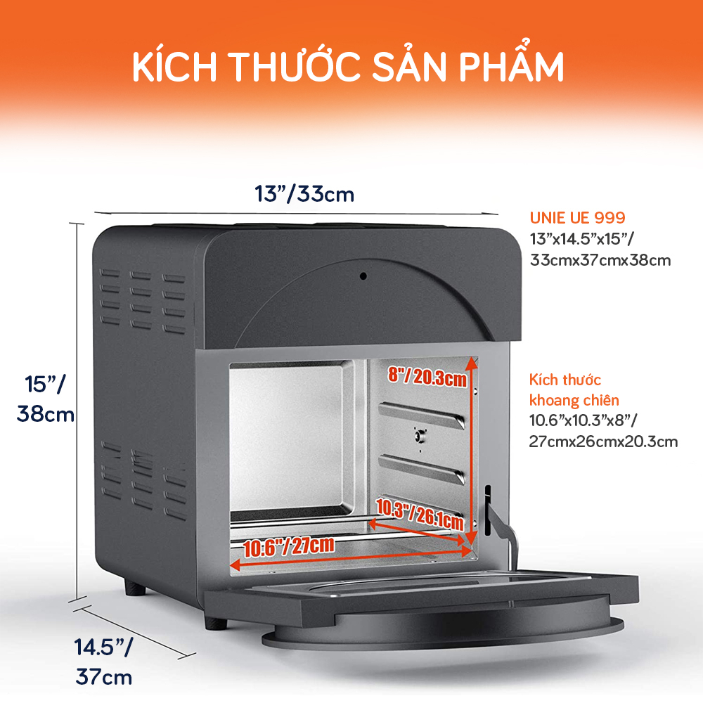 سرخ کن بدون روغن یونی مدل UE-999