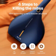 جارو شارژی درما مدل ماورا بنفش CM818