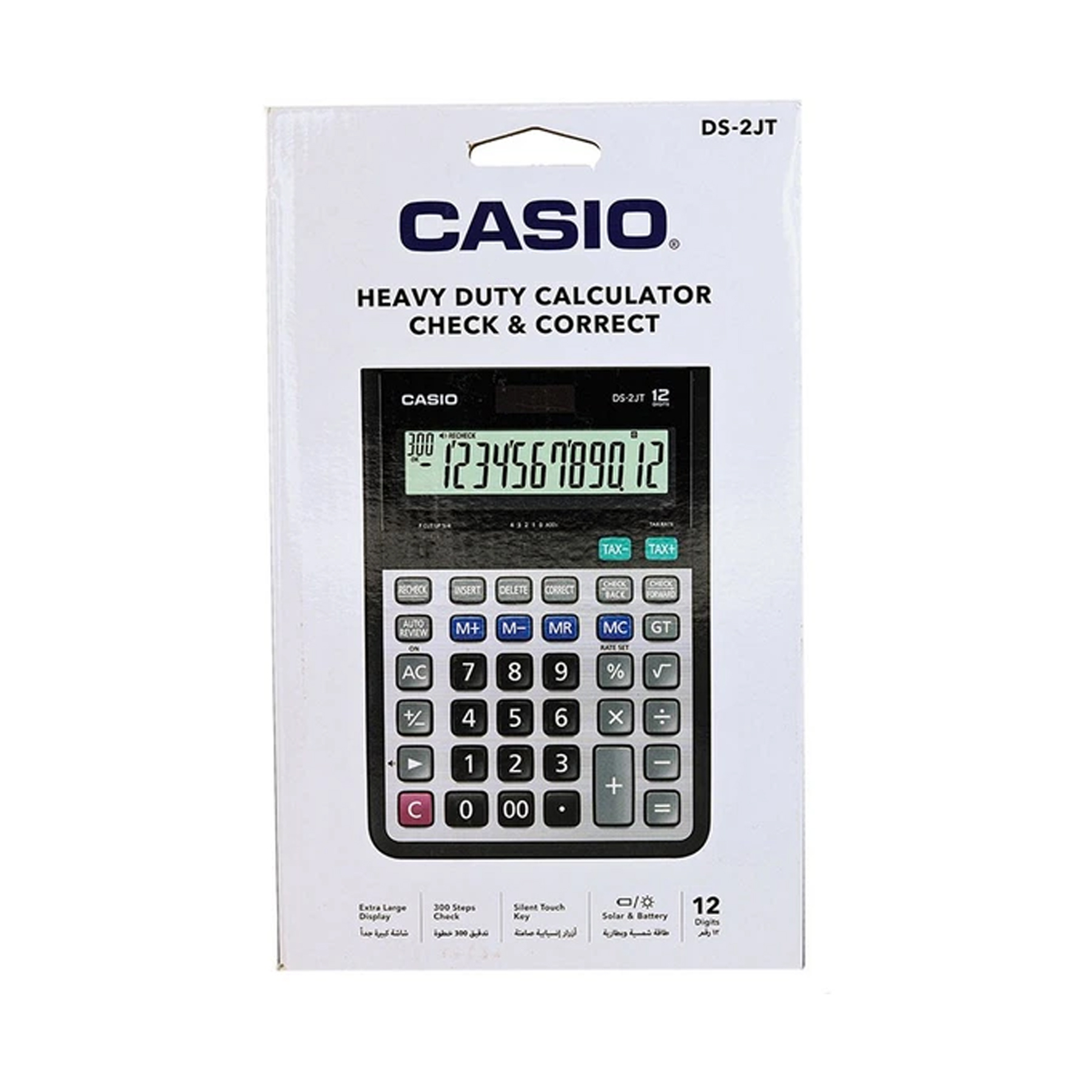 ماشین حساب کاسیو مدل DS-2JT