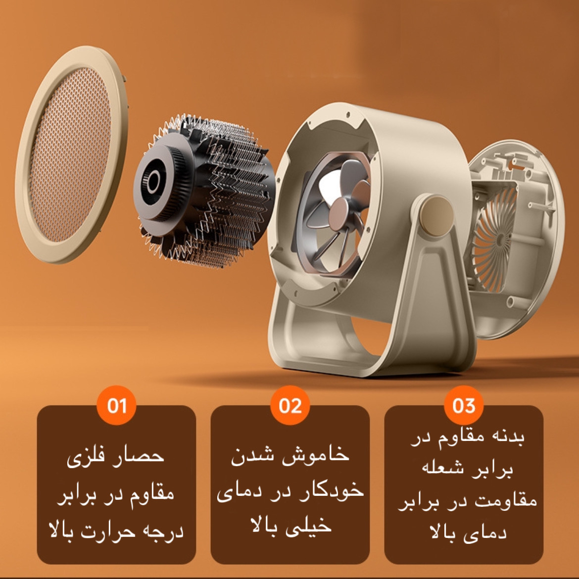 هیتر برقی رومیزی مدل LKS-500