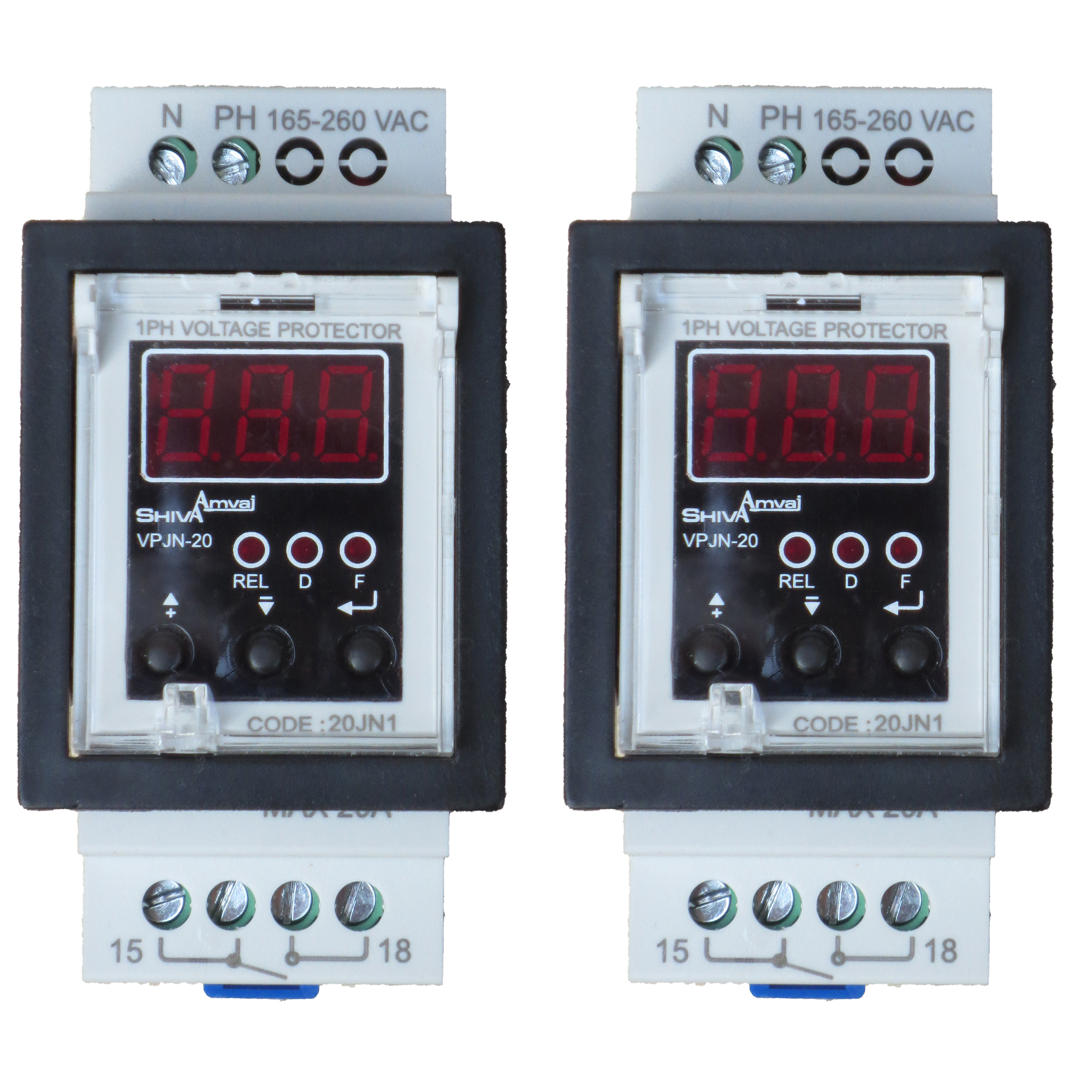 محافظ ولتاژ شیوا امواج مدل VPJN-20 بسته دو عددی