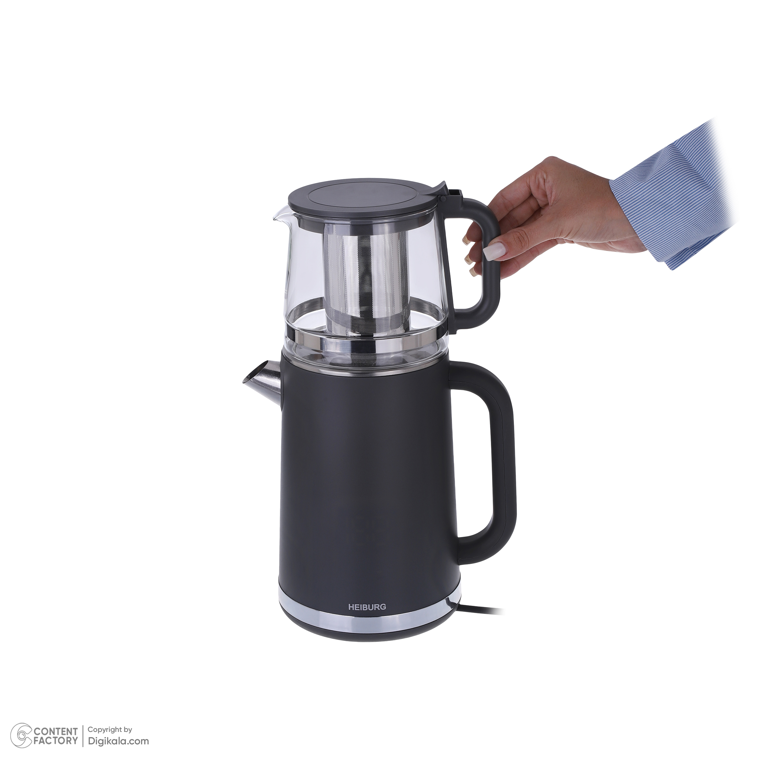 چای ساز روی هم هایبورگ مدل TM-4010