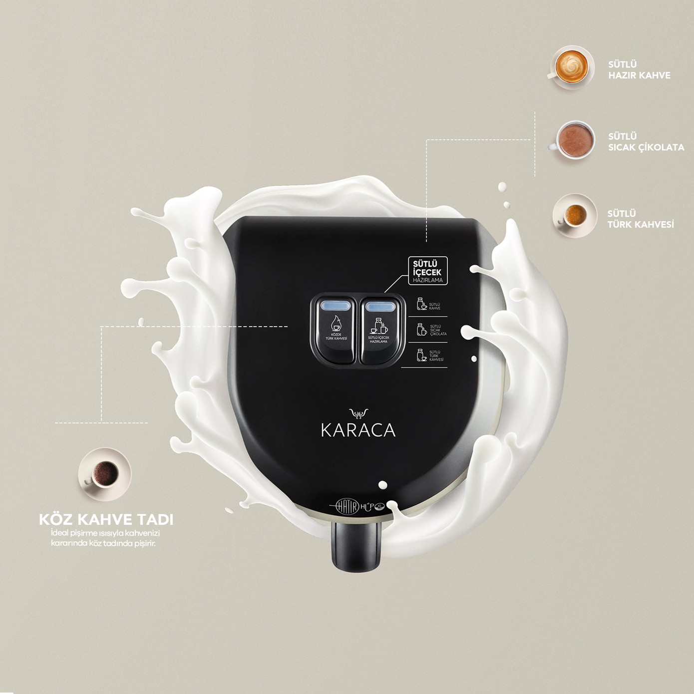 قهوه ساز کاراجا مدل Hatir Hups