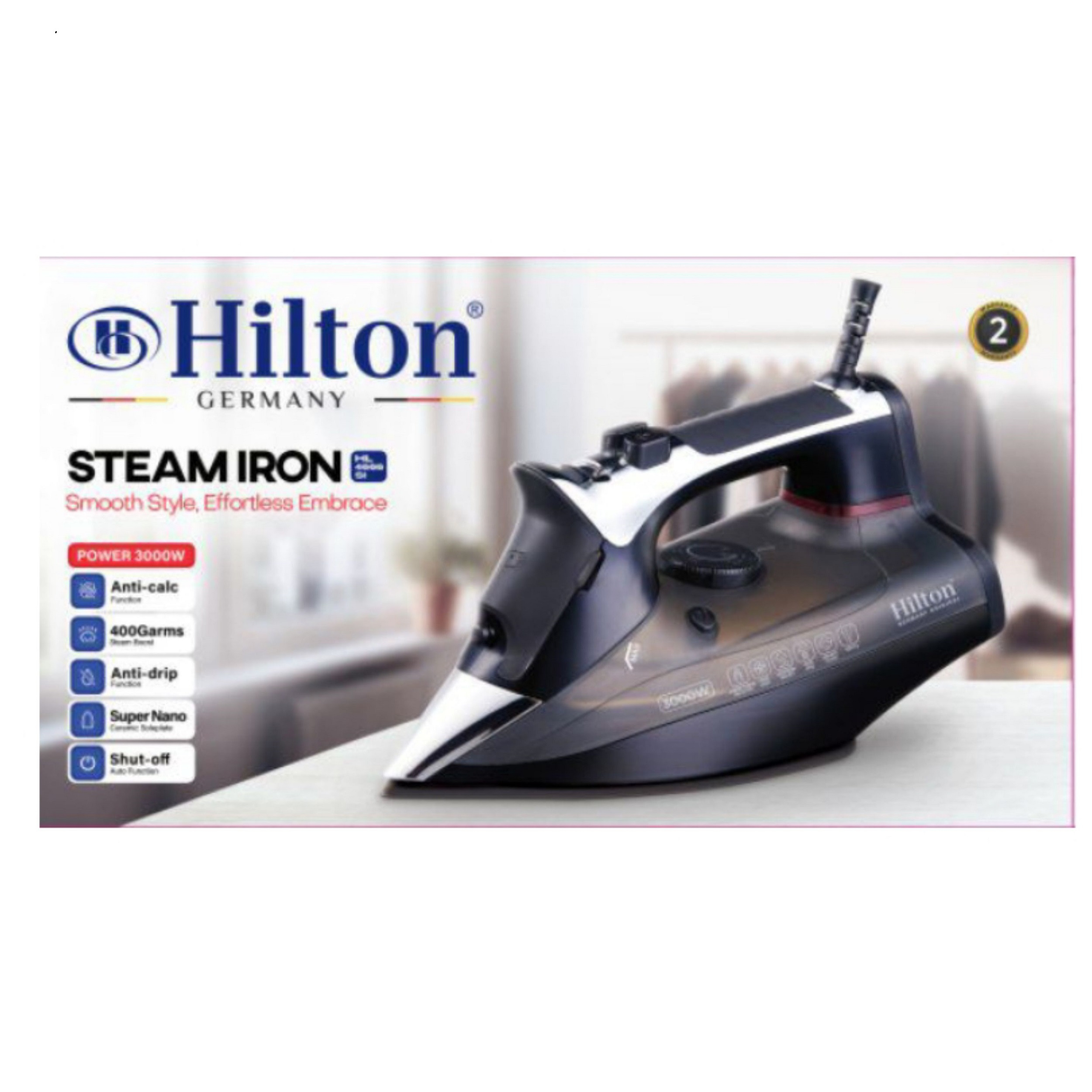 اتو بخار هیلتون مدل HL-4666sl