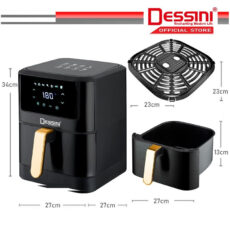 سرخ کن بدون روغن دسینی مدل D833