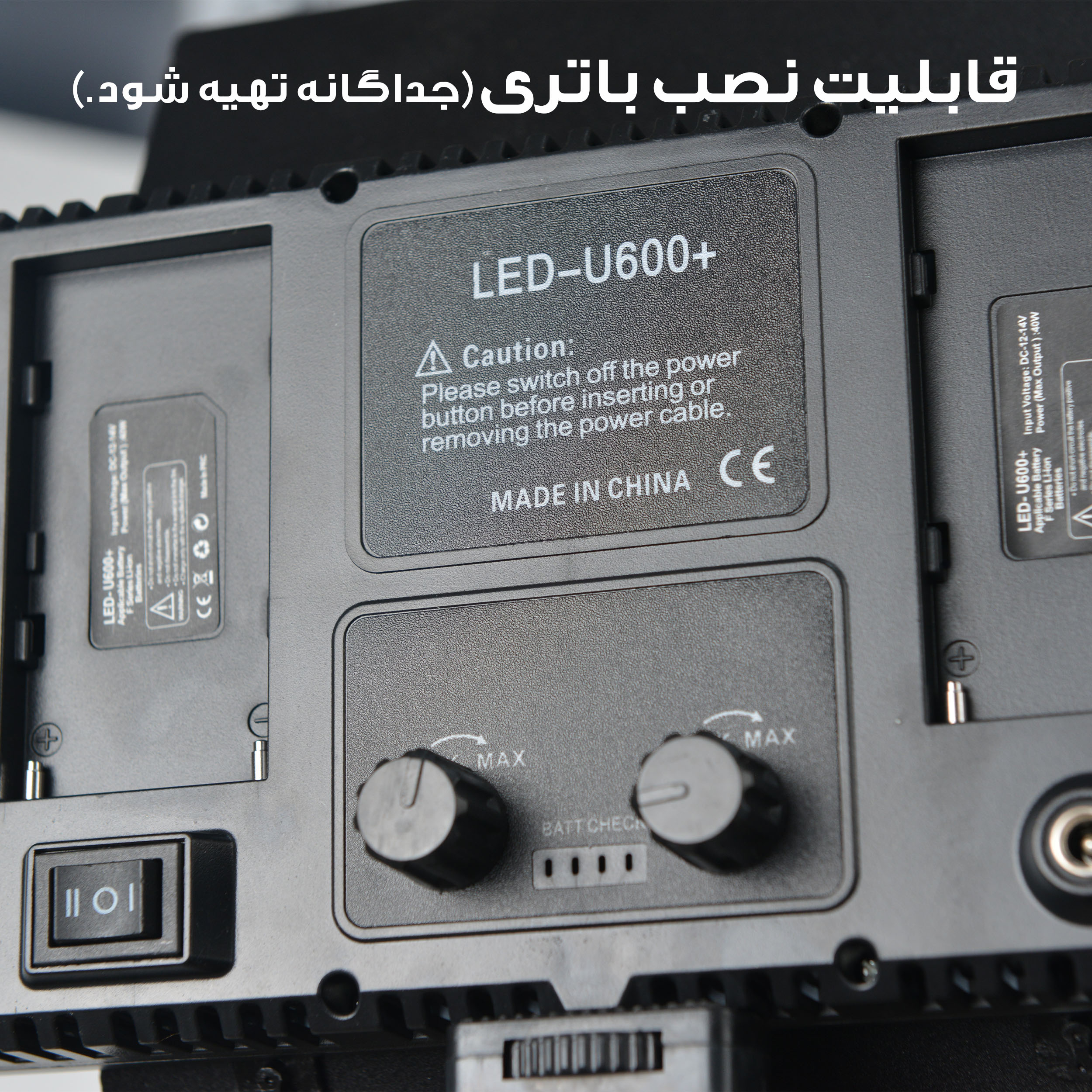 نور ثابت ال ای دی مدل Pro LED 600