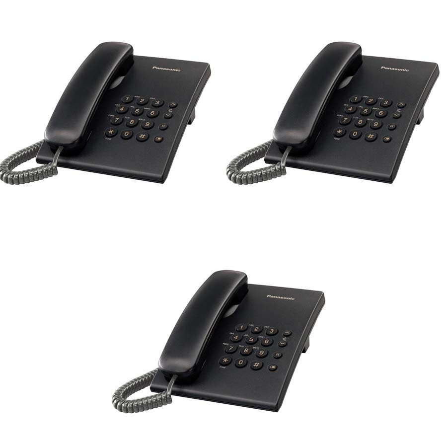 تلفن پاناسونیک مدل KX-TS500MX بسته 3 عددی