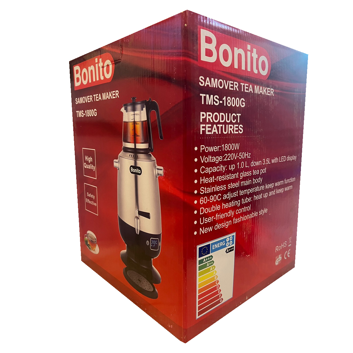 سماوربرقی بونیتو مدل  TMS-1800G ظرفیت 3/5 لیتر