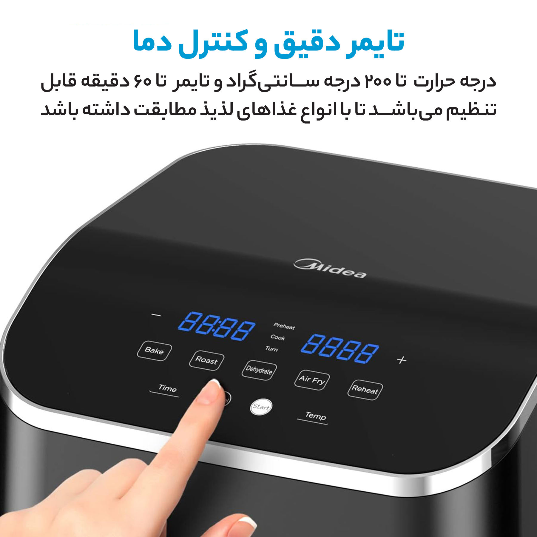 سرخ کن بدون روغن مدل MF-CN55D2