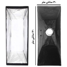سافت باکس مدل Honeycomb Strip سایز 120x30 سانتی متر