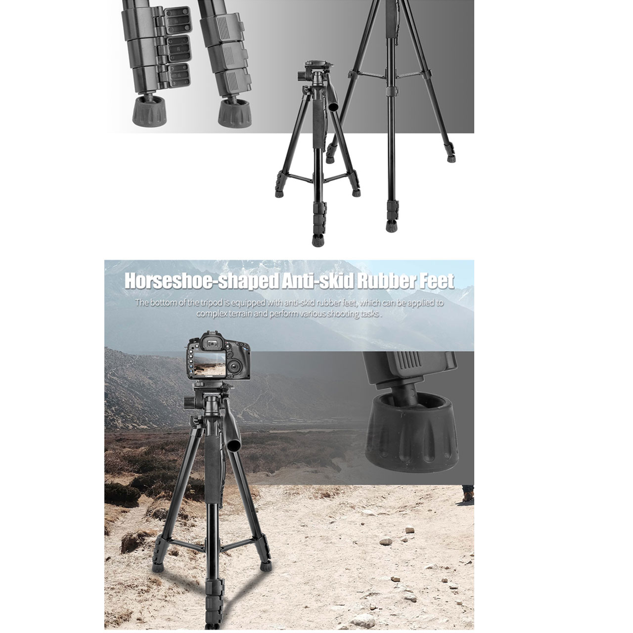 سه پایه دوربین کینگجوی مدل VT-890H