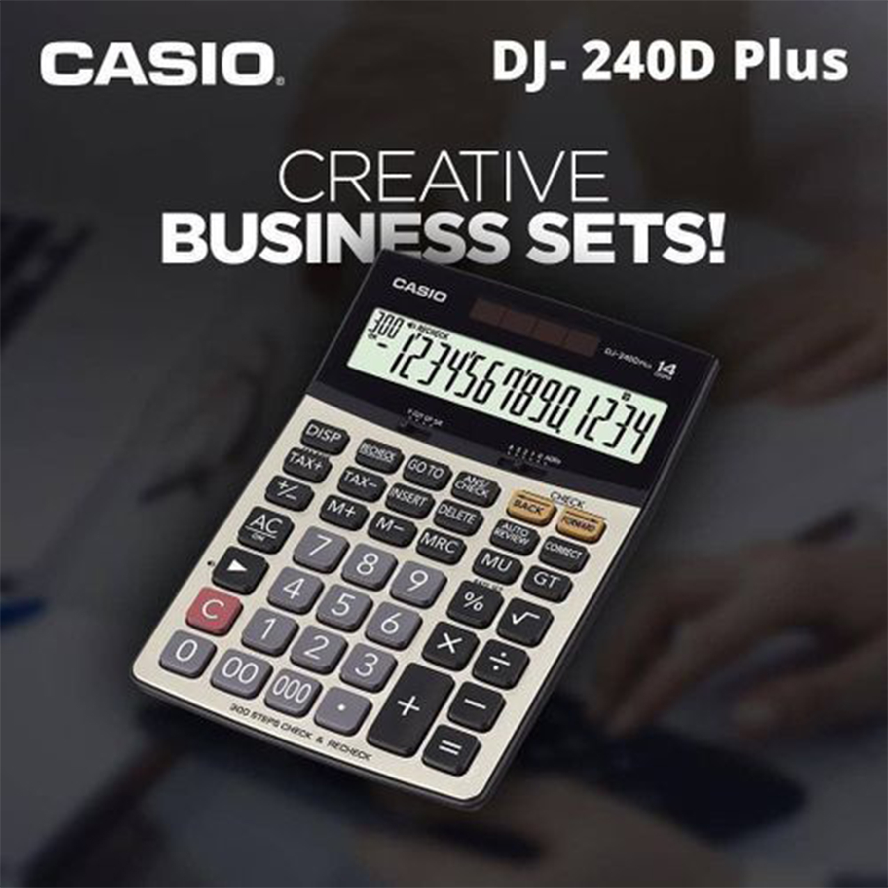 ماشین حساب کاسیو مدل DJ-240D Plus