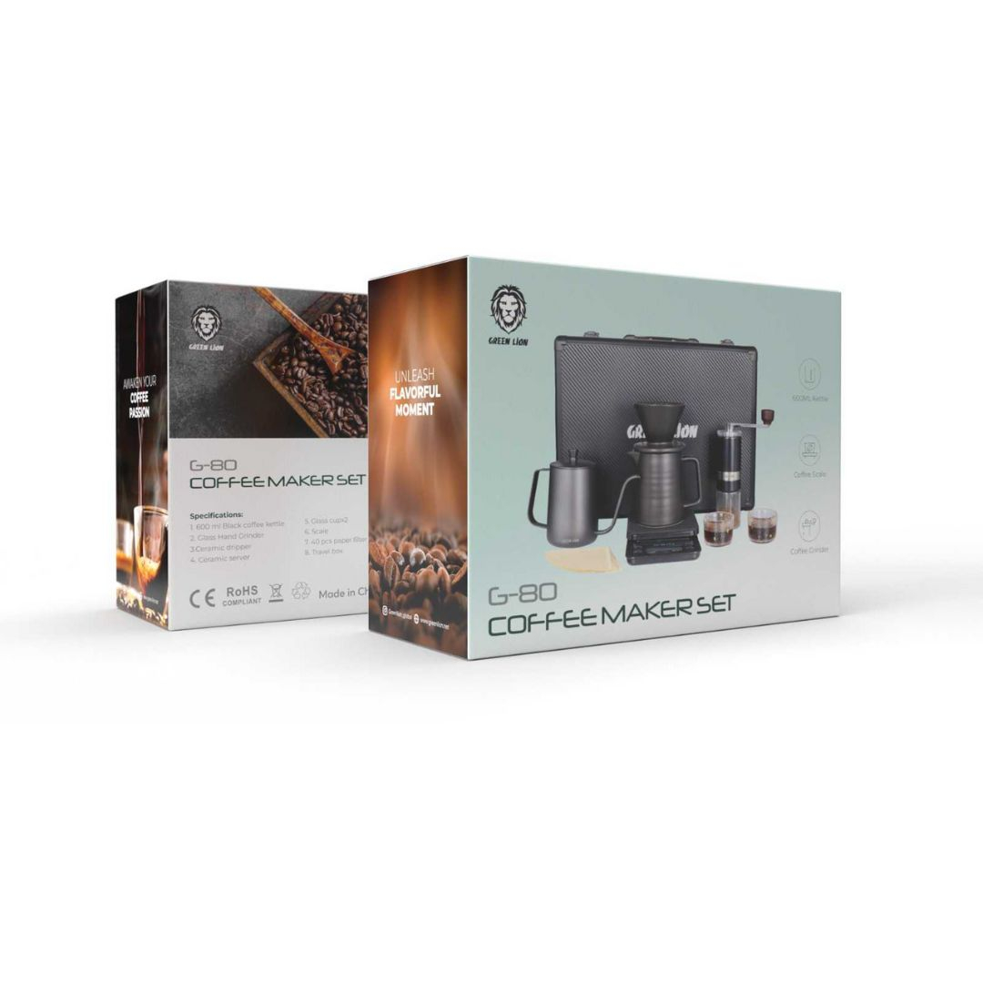 قهوه ساز گرین لاین مدل COFFEE MAKERSET G-80