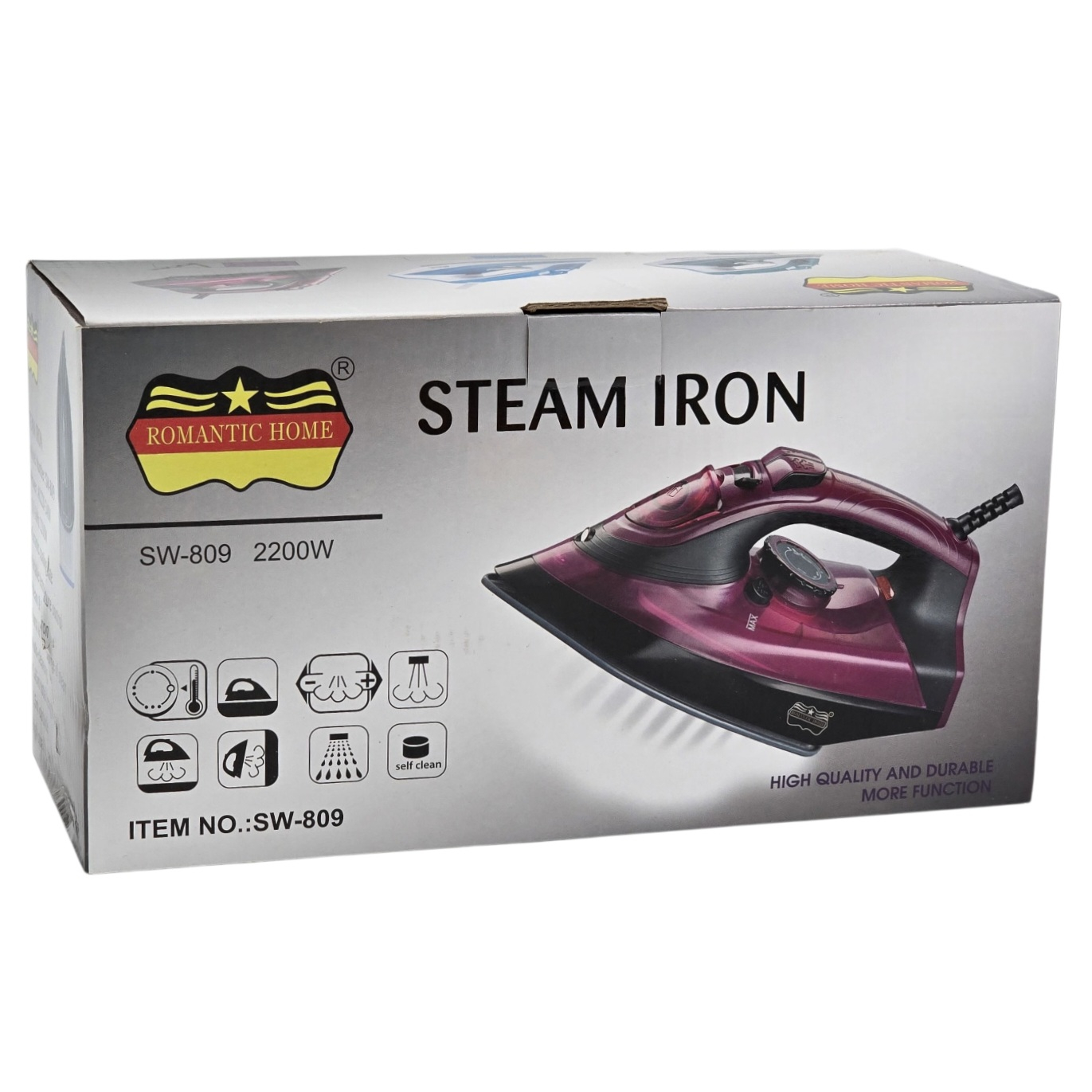 اتو بخار 2200 وات رومانتیک هوم مدل SW-809