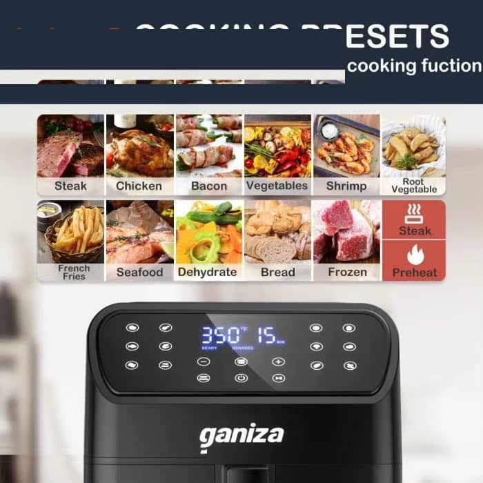 سرخ کن بدون روغن گانیزا مدل AF60