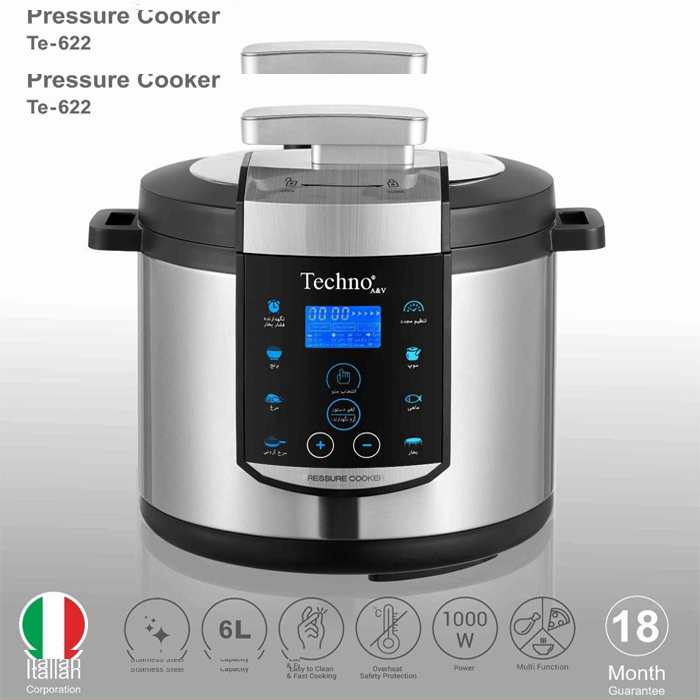 بخارپز تکنو مدل te_622