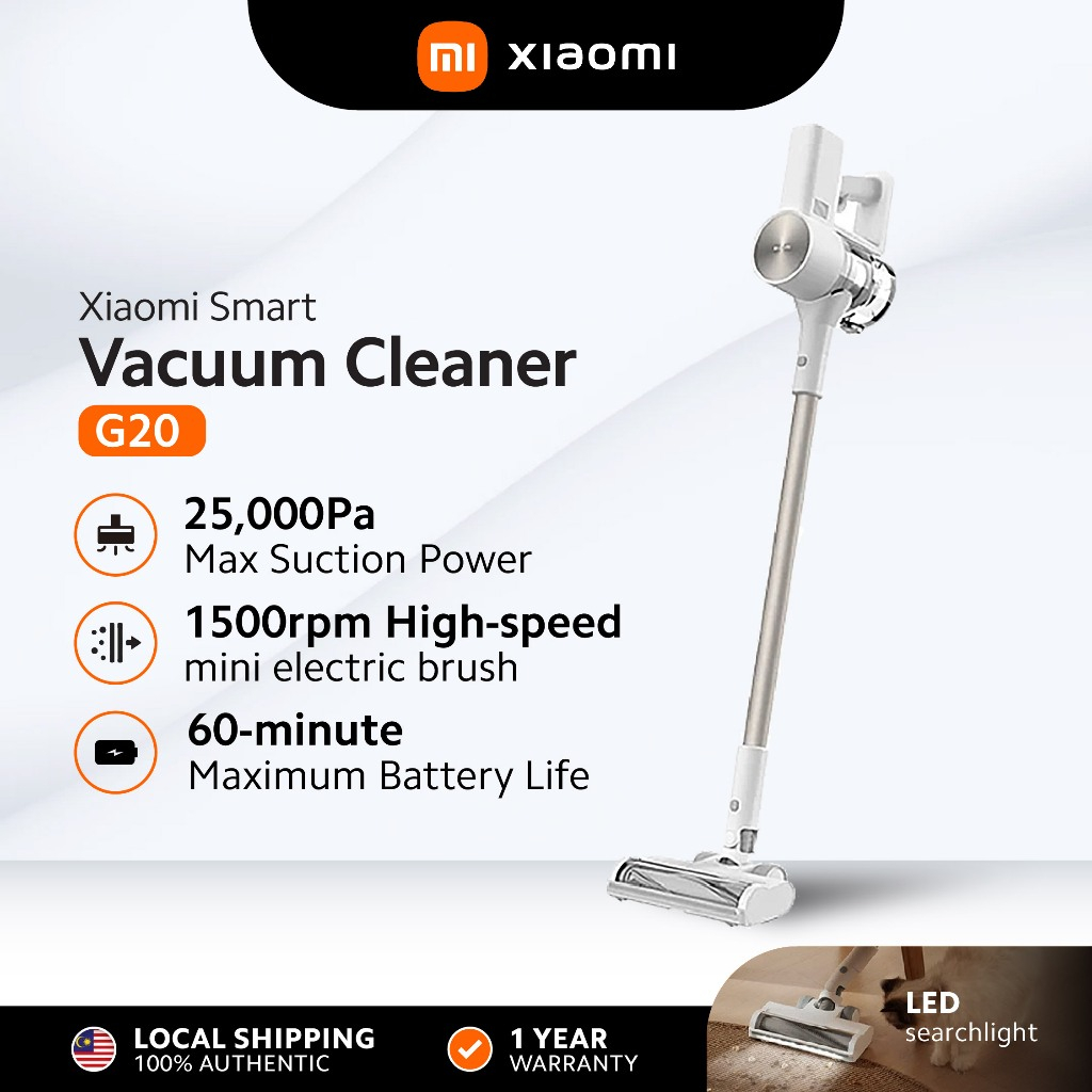 جارو شارژی عصایی شیائومی مدل D205 VACUUM G20