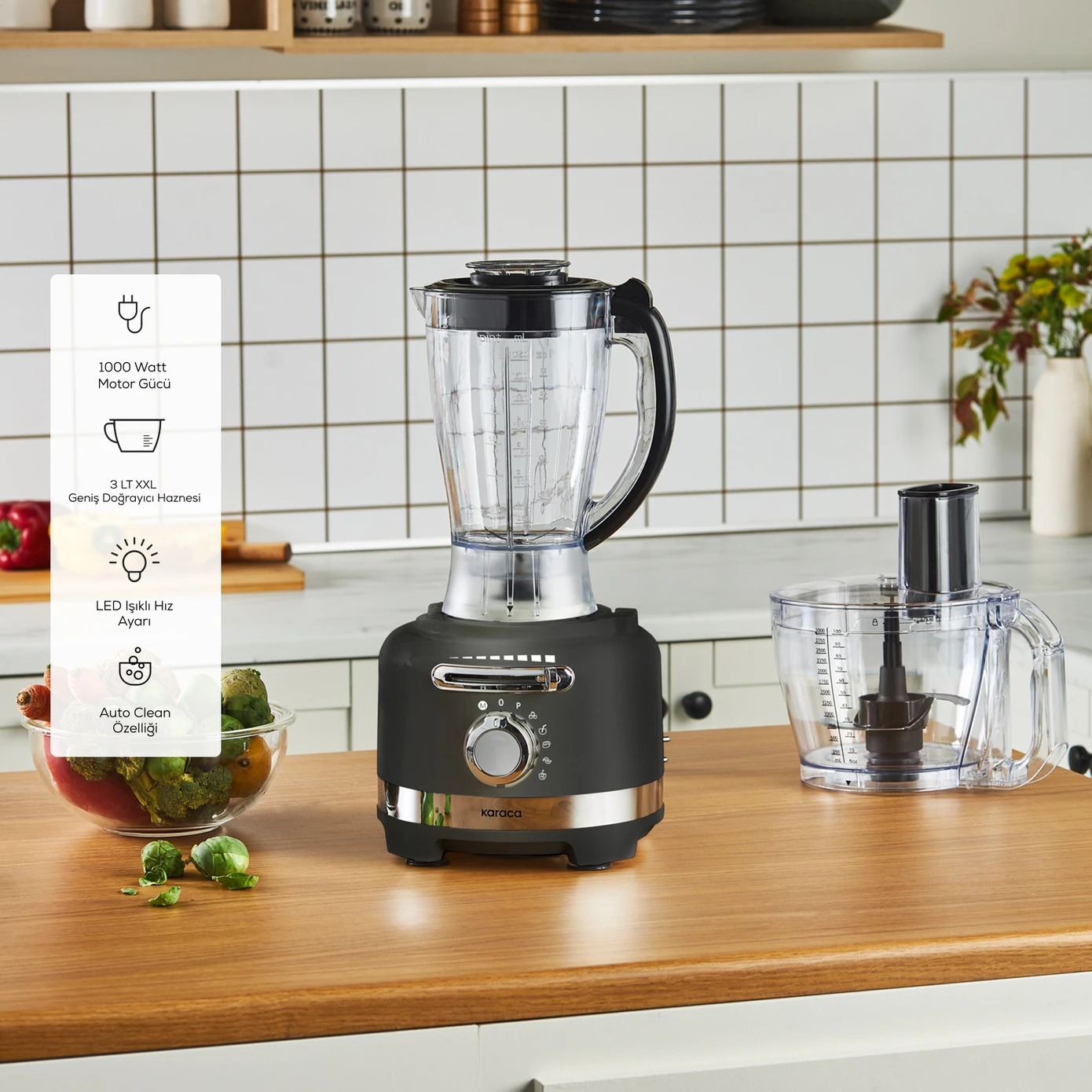 غذاساز 1000 وات کاراجا مدل Multiblend Artisan