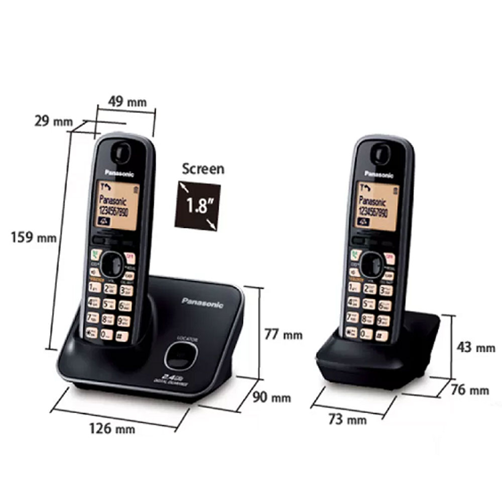 تلفن بی سیم پاناسونیک مدل KX-TG3712BX