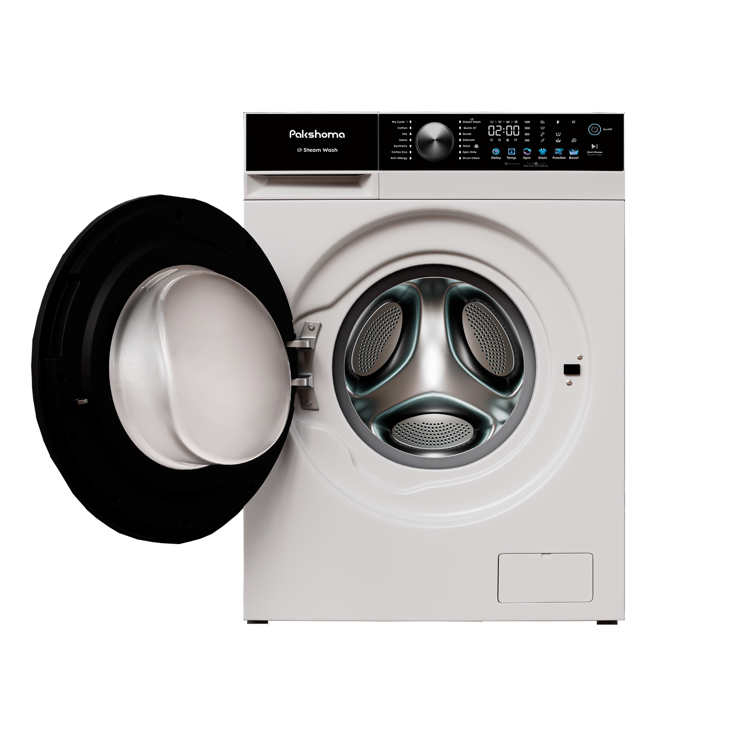 ماشین لباسشویی 8 کیلوگرم اتوماتیک پاکشوما مدل S8 W