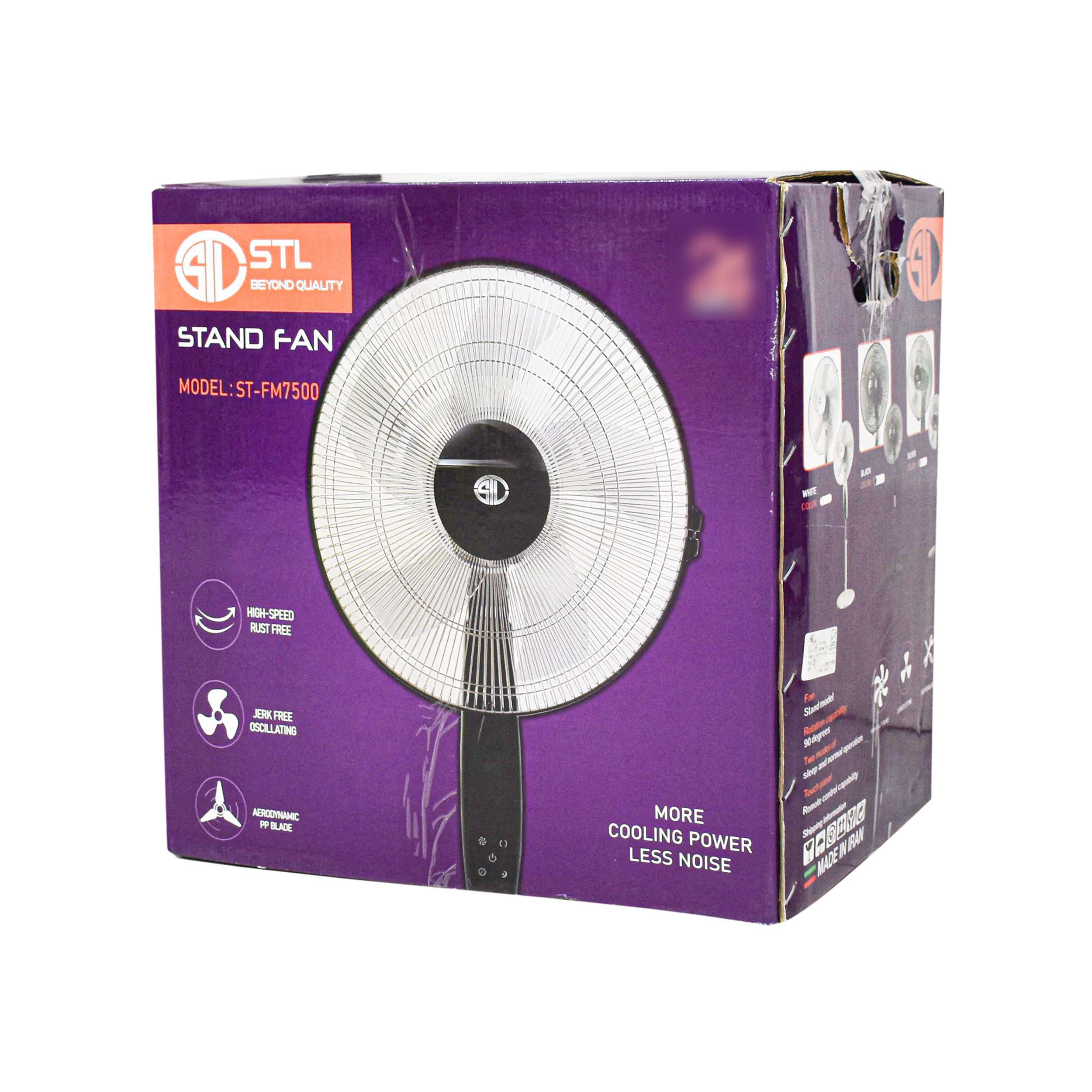 پنکه پایه دار 65 وات اس تی ال مدل ST-FM7500