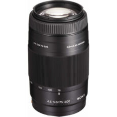 لنز دوربین سونی مدل  sony 75_300mm f4.5-5.6 a mount