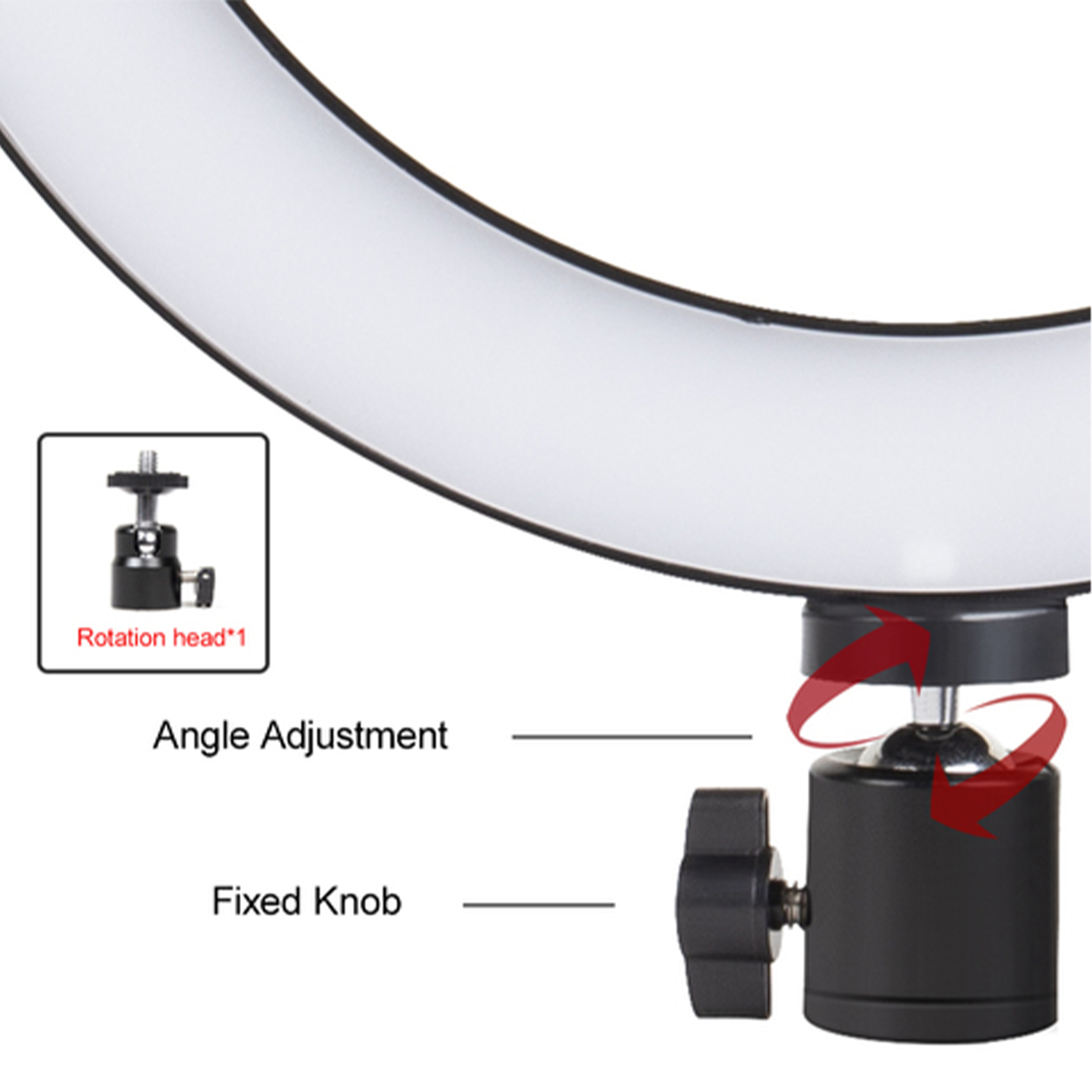 رینگ لایت مدل LJJ-30 RGB-30cm