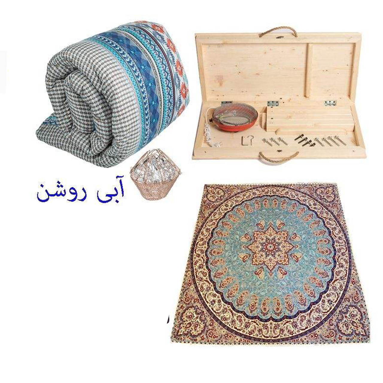 کرسی برقی پارسین مدل لیکو KT90-L3 مجموعه 9 عددی