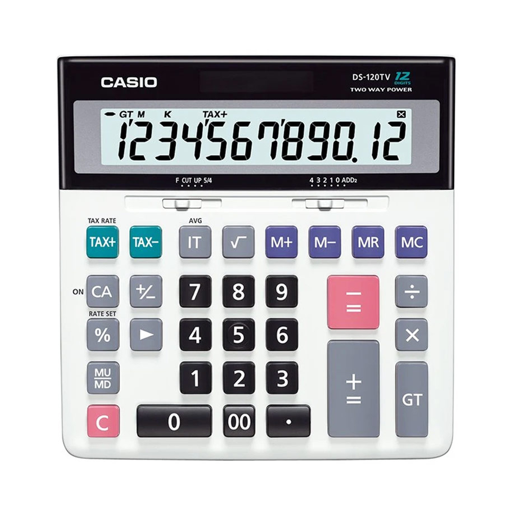 ماشین حساب کاسیو مدل DS-120 TV