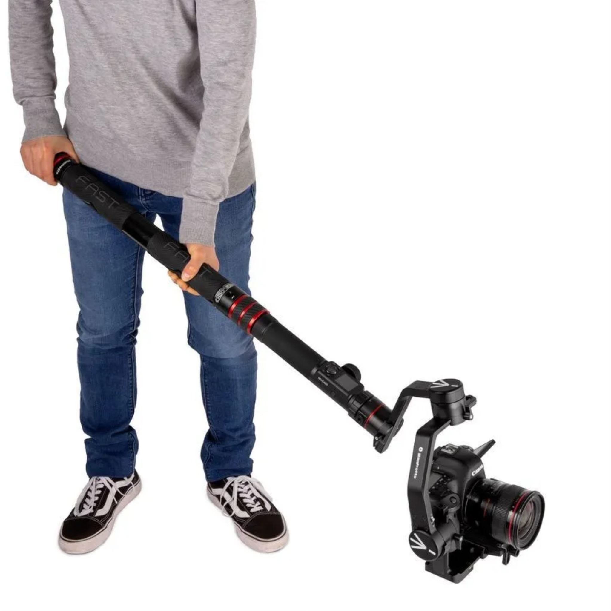 تک پایه دوربین منفروتو مدل Fast GimBoom Carbon