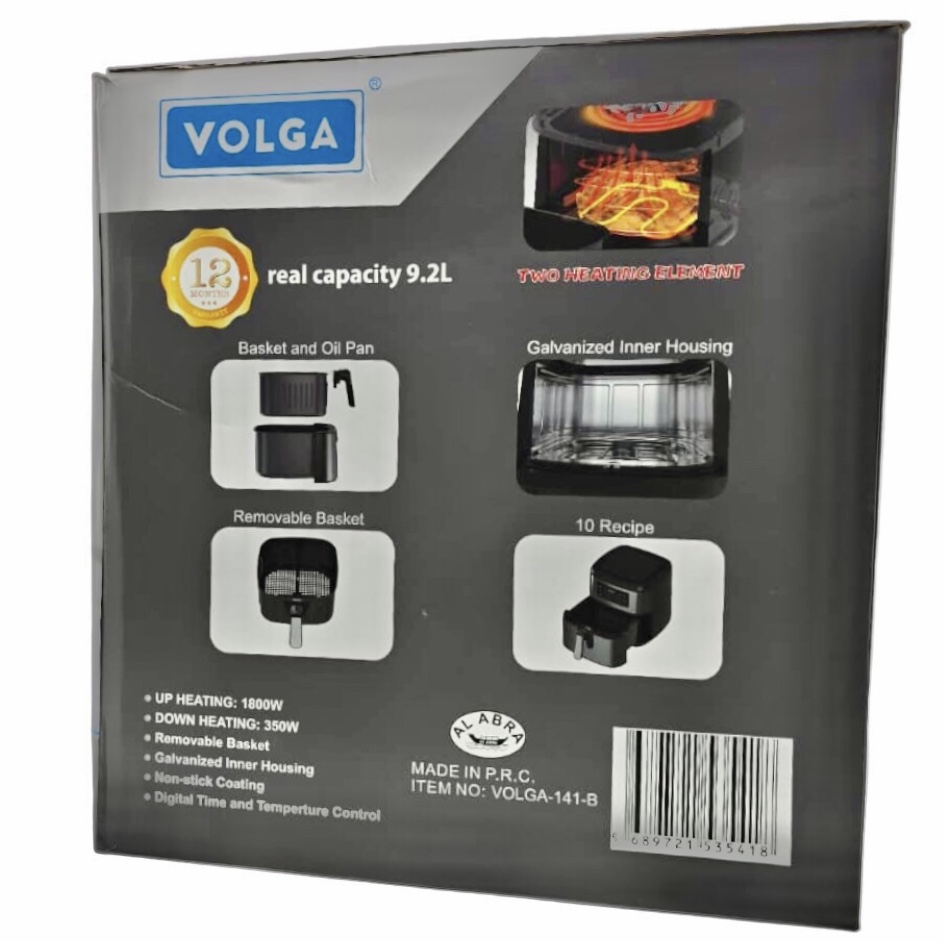 سرخ کن بدون روغن ولگا مدل 141-B