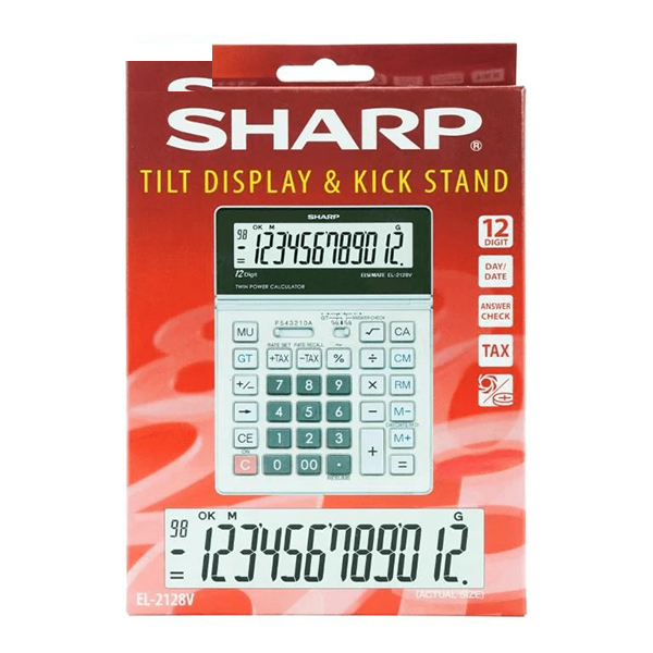 ماشین حساب شارپ مدل EL-2128V