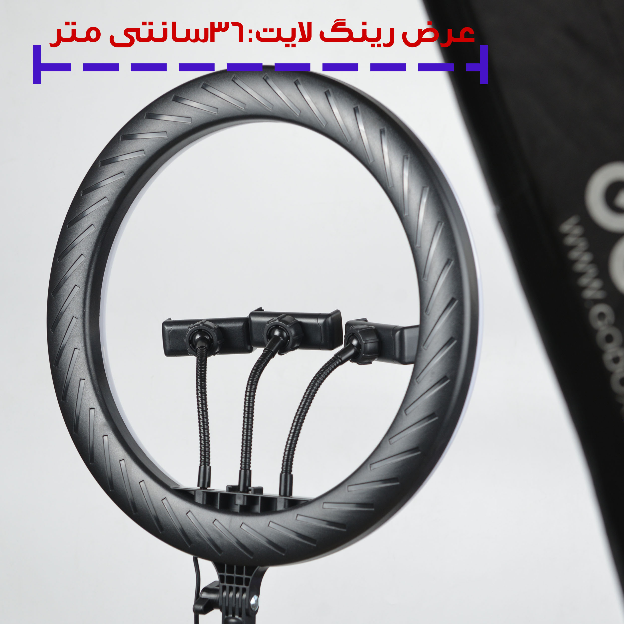 رینگ لایت مدل MJ36 RGB-Plus