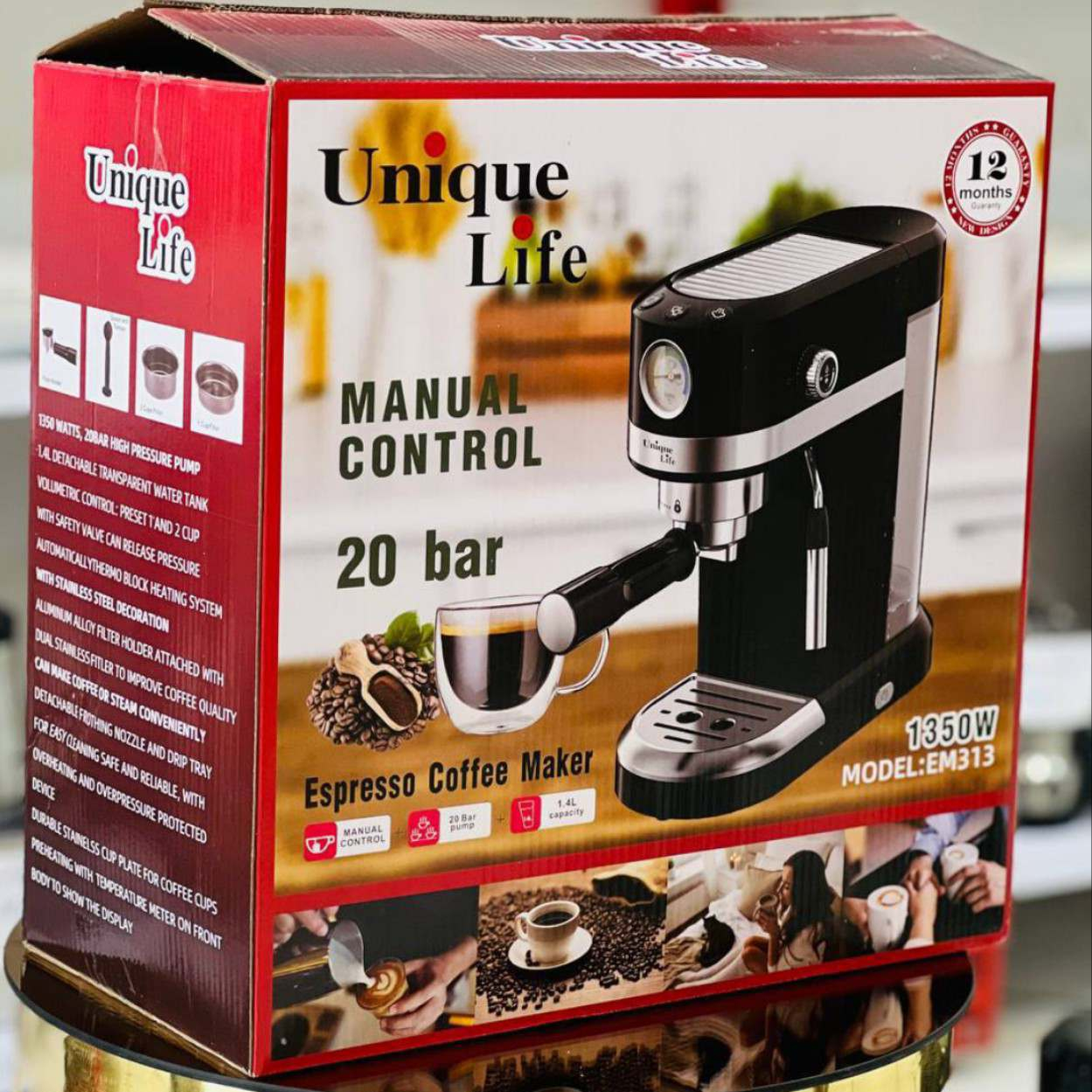 اسپرسو ساز یونیک لایف مدل EM-313