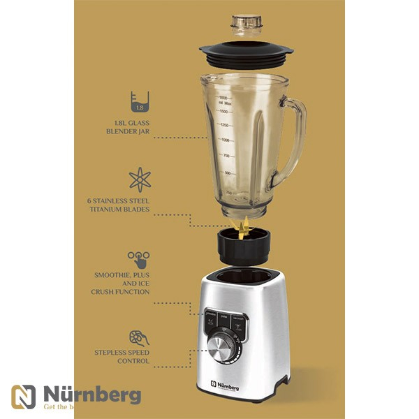 مخلوط کن و آسیاب کن نورنبرگ مدل 424