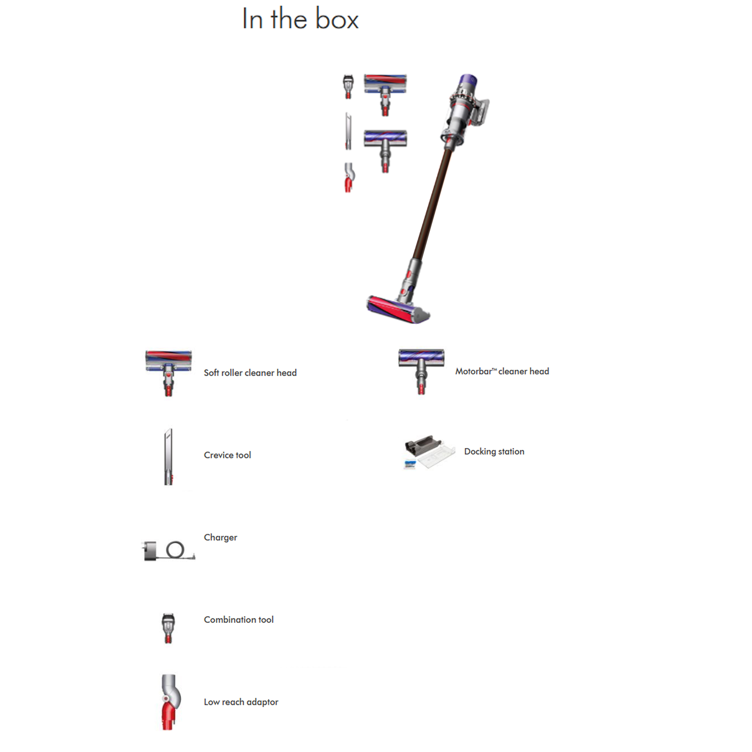 جارو شارژی عصایی دایسون مدل V10 Total Clean