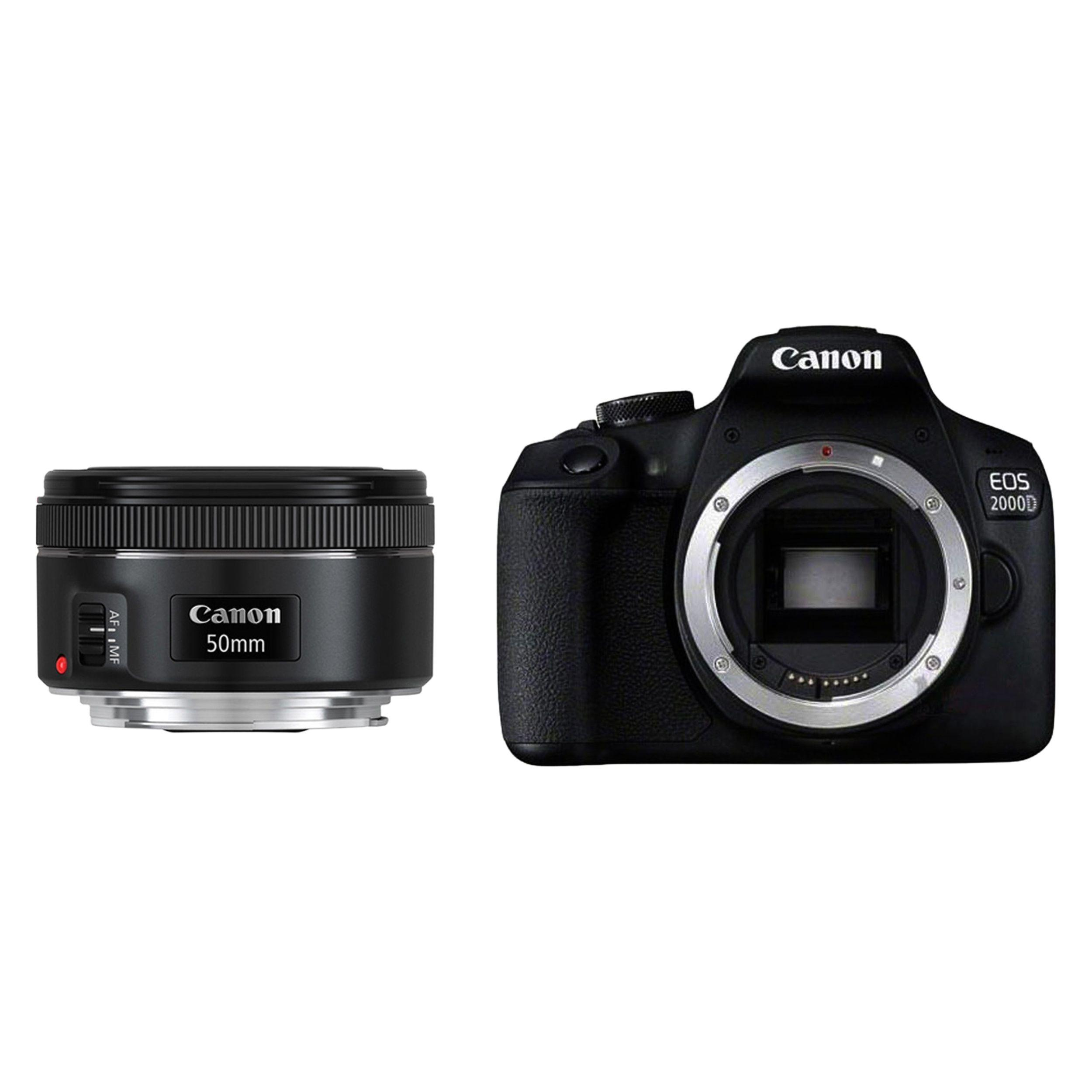 دوربین دیجیتال کانن مدل EOS 2000D به همراه لنز 50 میلی متر STM 1.8