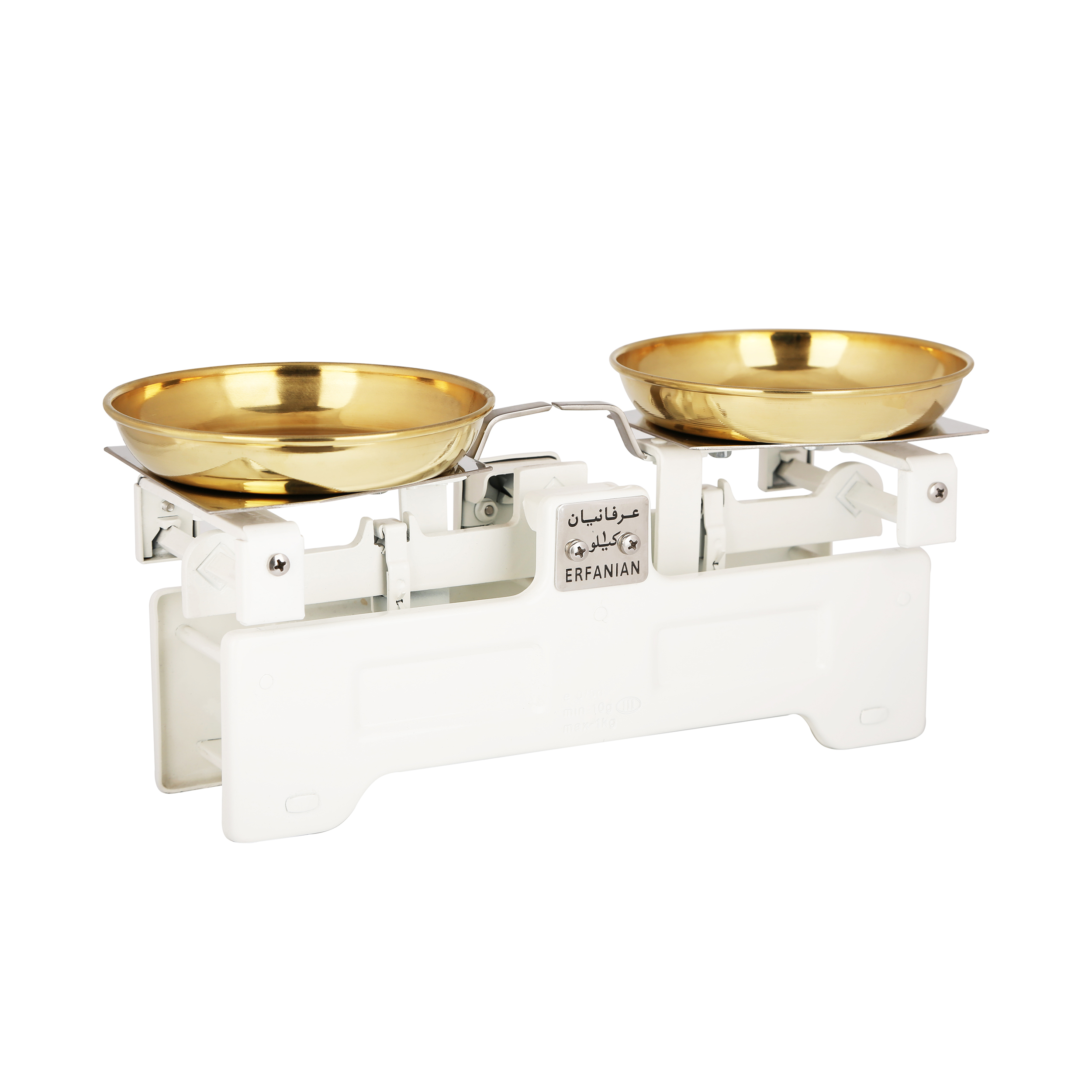 ترازو فروشگاهی عرفانیان مدل دو کفه برنجی