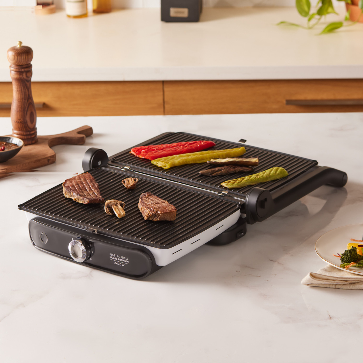 ساندویچ ساز کاراجا مدل Gastro Grill Glass Premium