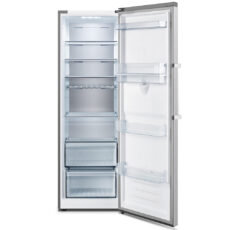 یخچال و فریزر دوقلو 40 فوت هایسنس مدل RS370S/FS270S، دارای نمایشگر و بدون برفک، با ارتفاع 186، پهنای 120 و عمق 67 سانتیمتر، میزان مصرف انرژی A+، دارای 5 طبقه در یخچال و 5 کشو در فریزر، دارای سیستم نوفراست