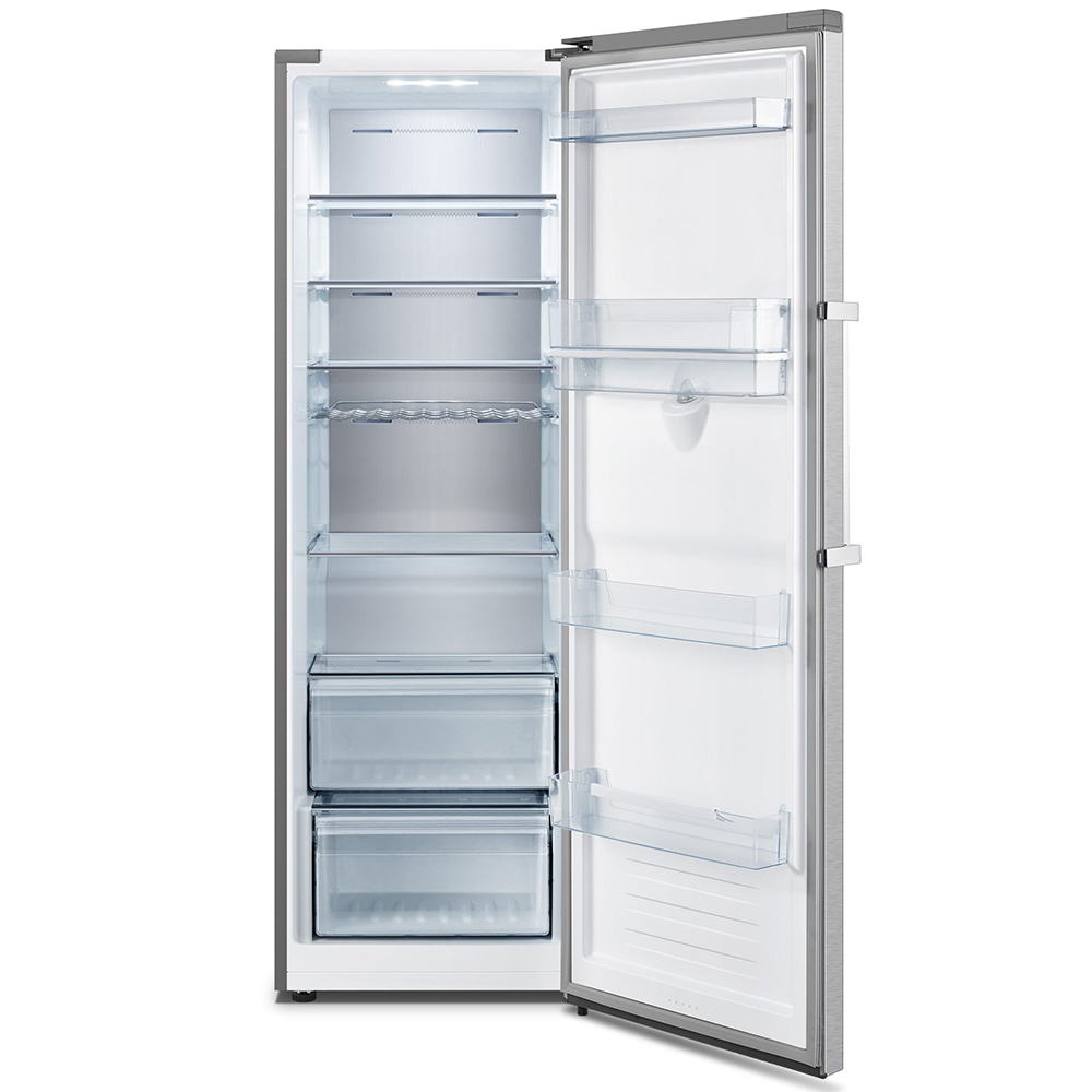 یخچال و فریزر دوقلو 40 فوت هایسنس مدل RS370S/FS270S، دارای نمایشگر و بدون برفک، با ارتفاع 186، پهنای 120 و عمق 67 سانتیمتر، میزان مصرف انرژی A+، دارای 5 طبقه در یخچال و 5 کشو در فریزر، دارای سیستم نوفراست