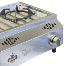 باربیکیو آکماز مدل 9 شعله دوشیر Steel mate