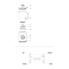 مخلوط کن سوئیس پلاس مدل SB-540S