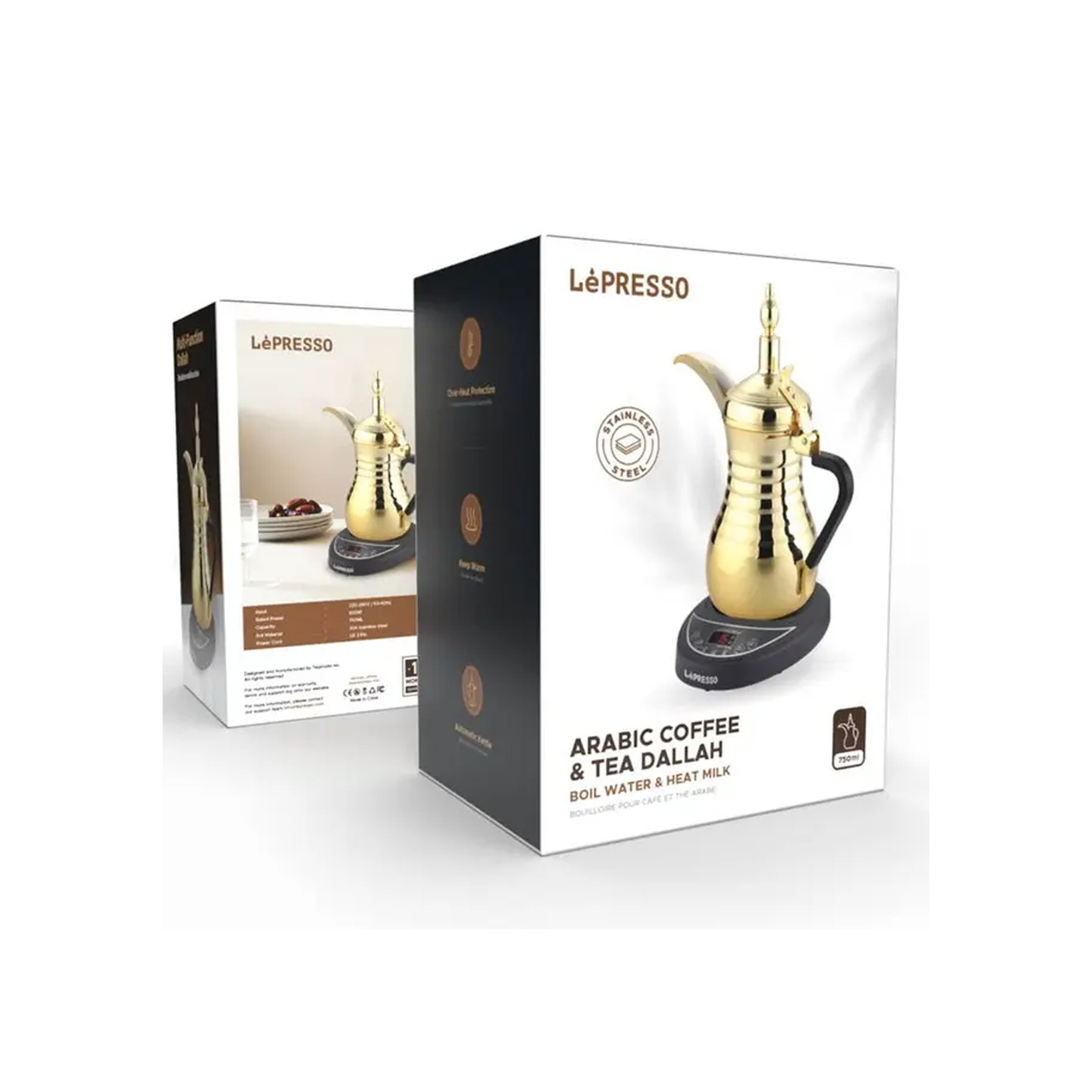 قهوه ساز لپرسو مدل Arabic coffee and tea Dallahl PARCM