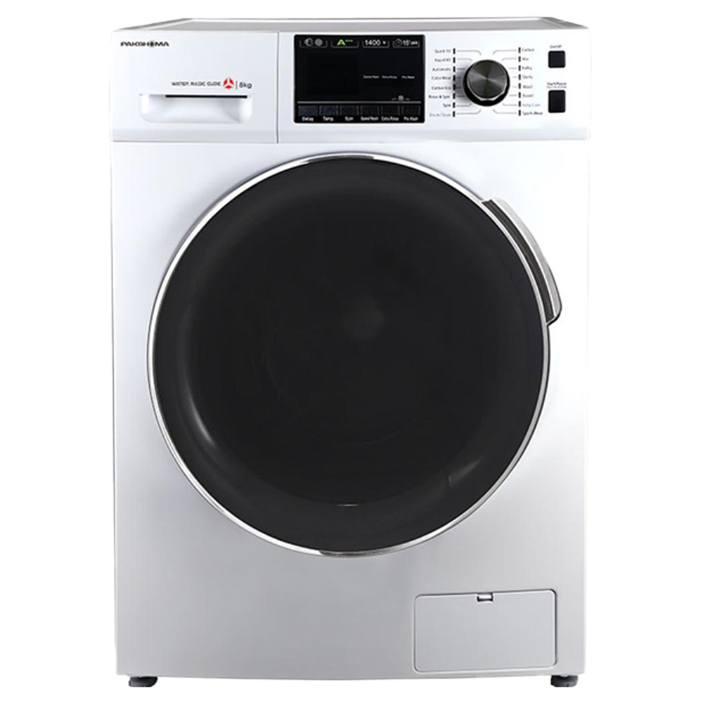ماشین لباسشویی 8 کیلوگرم اتوماتیک پاکشوما مدل BWF ۴۰۸۰۴ iWT