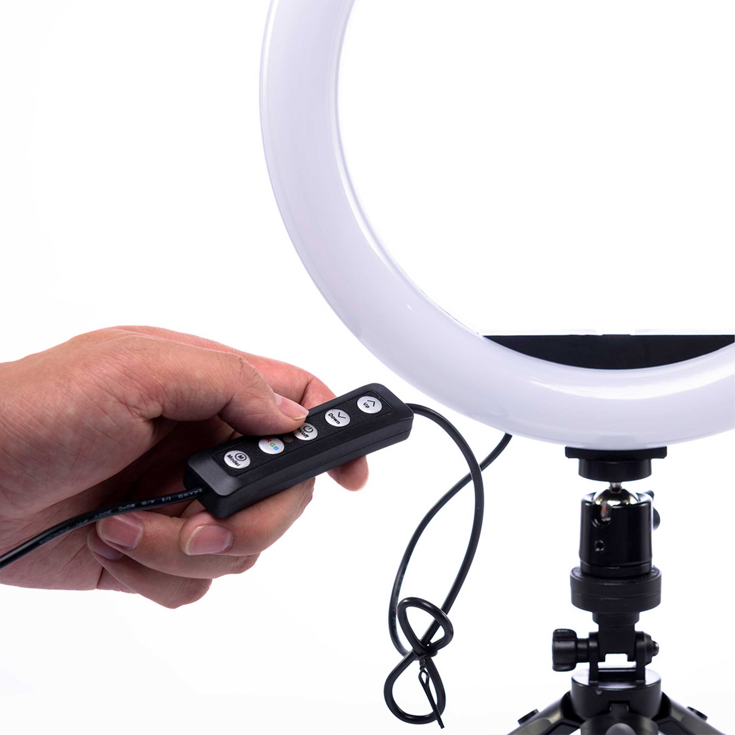 رینگ لایت مدل LJJ-30 RGB-30cm